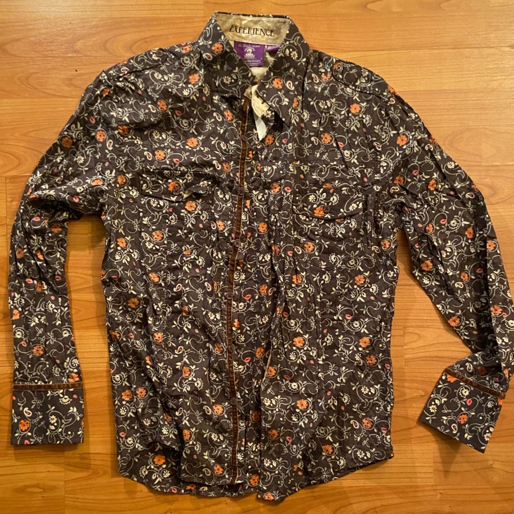 Brand New button Jimi Hendrix shirt